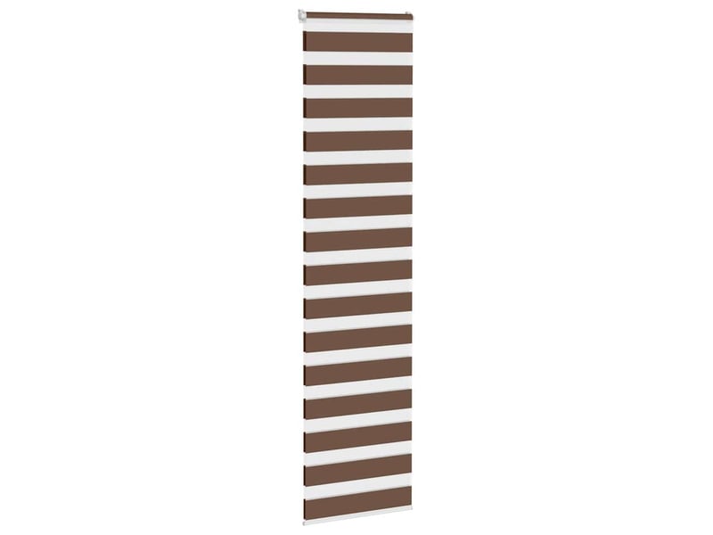 Store zèbre, store de fenêtre marron 60x200 cm largeur du tissu 55,9 cm polyester cf48717 - Conforama C