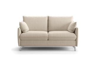 Canapé droit convertible HOMIFAB Astoria 3 places Tissu beige
