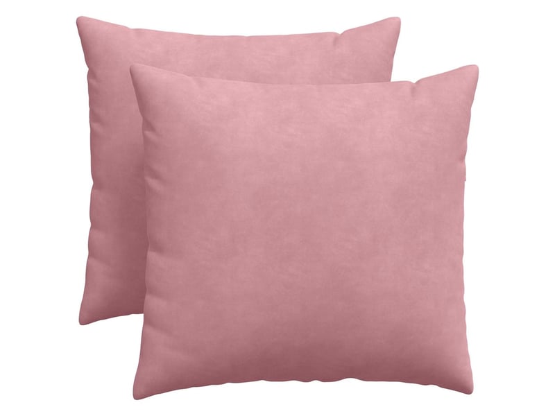  Lot de 2 coussins de canapé, coussins décoratifs rose 50 x 50 cm cf59149  - Conforama A