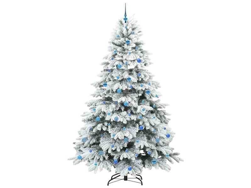  Sapin de noël, arbre de noël artificiel avec 300 led blanc 240 cm pe et pvc cf61235  - Conforama D