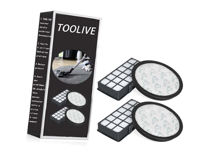  Lot de 2 filtres hepa pour aspirateurs rowenta silence force cyclonic 4aaaa ro7647ea ro7663ea ro7676ea ro7681ea (modèle ro76xx)  - Conforama D