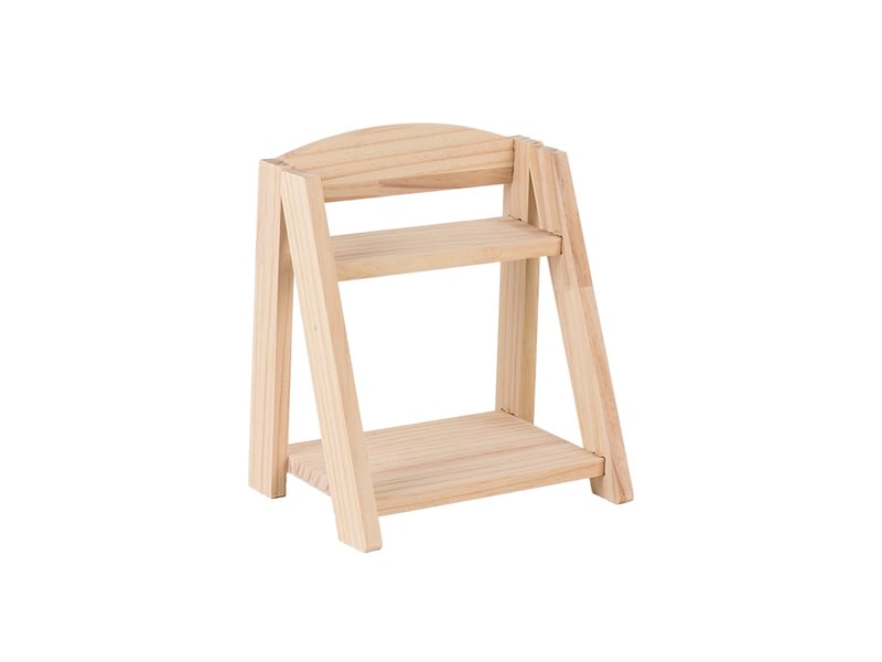  Support de bureau en bois massif – 25x19x19,5 cm  - Conforama A