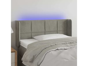Tete de lit A poser largeur 103 cm <strong></strong> <strong></strong> argenté