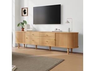 Meuble tv coloris naturel 35 cm <strong>ATELIER CONFORTIEL</strong>  <strong></strong>