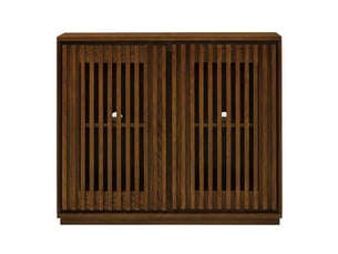 Buffet 2 porte(s)   <strong></strong> <strong></strong> - 99 cm coloris marron 