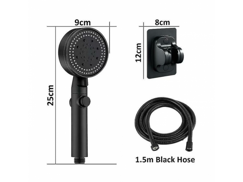Ensemble d'accessoires de bain avec clé er réglable à 5 modes - Conforama E