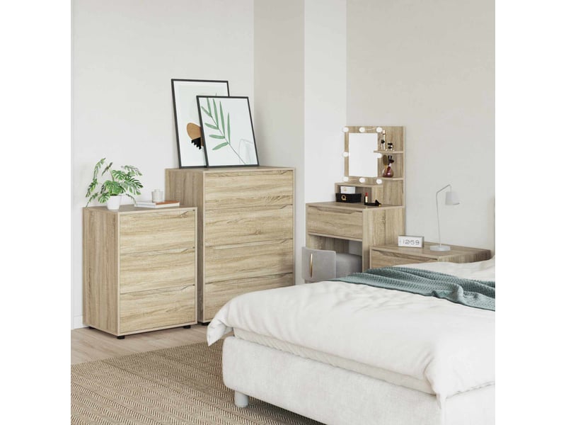  Armoire de rangement, commode de rangement 60 x 48 x 81 cm bois d'ingénierie shl5591  - Conforama D