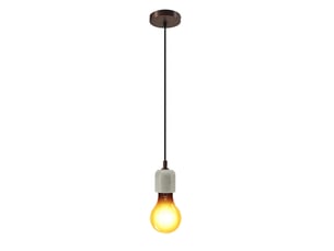 Lampe suspension en marbre sigma i 36cm blanc
