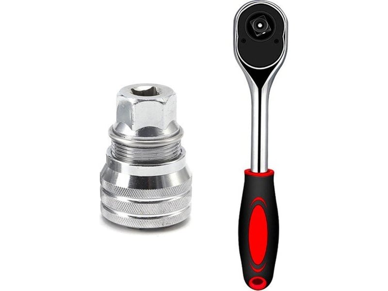 Jeu de valve de lumière solaire de 2 composants, tortue, moteur de 38 de pouce, 10-19 mm, régulateur de bouton a.  - Conforama C