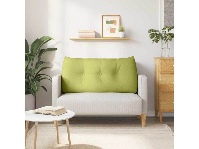  Coussin de dos, coussin de dossier vert clair 120 x 24 x 50 cm tissu cf55041  - Conforama D