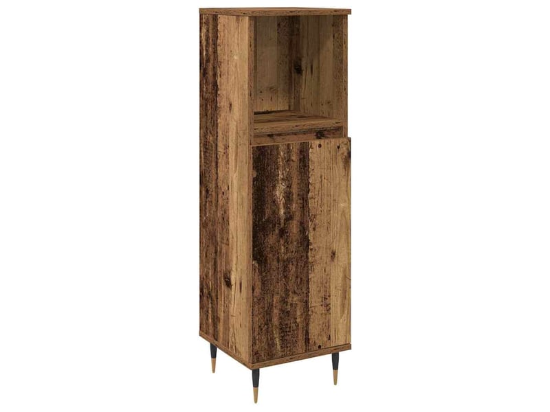  Ensemble de mobilier de salle de bain 3 pc bois ancien cf64257  - Conforama C