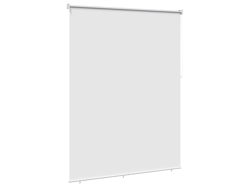 Store enrouleur, store roulant extérieur protection uv blanc polyester cf47484 - Conforama D