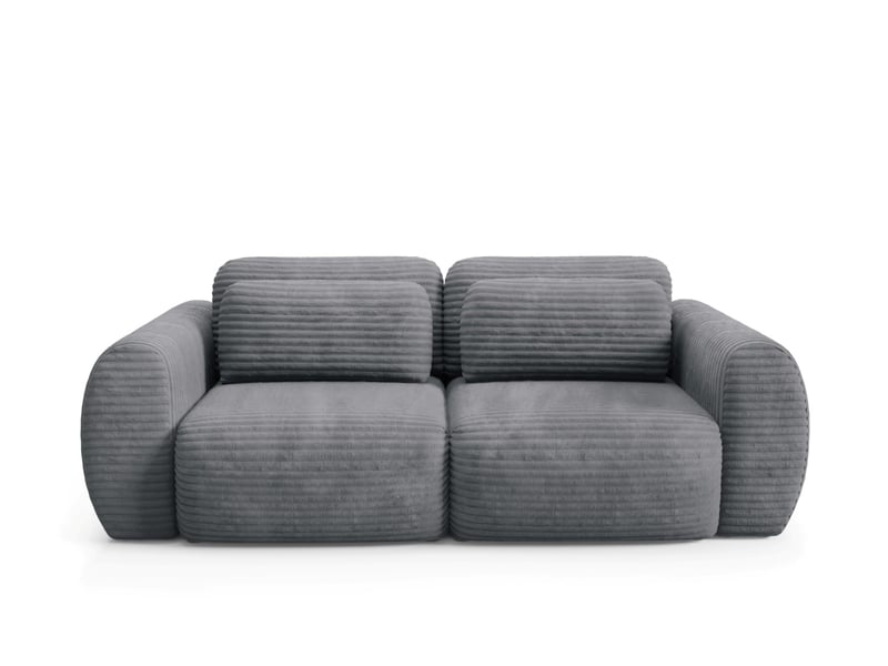  Canapé convertible premium cloud gris anthracite  - Conforama A