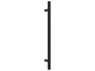 Poignée de placard, 192 mm, noire