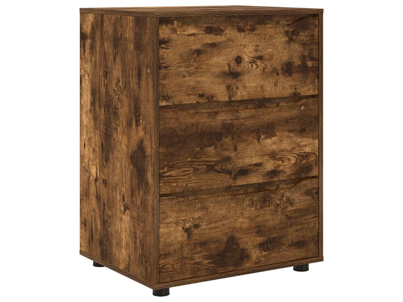  Armoire de rangement, commode de rangement 60 x 48 x 81 cm bois d'ingénierie shl5936  - Conforama A