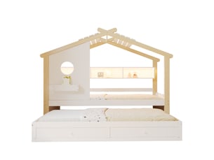 Lit gigogne 90x190 cm VVBV cao-LDF00542AAN-conf-NEW coloris beige