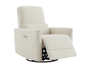 Fauteuil relax électrique  <strong>CHITA</strong> Tissu beige