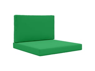 Coussin de canapé d'extérieur, coussin de chaise polyester vert 80 x 80 cm cf54194