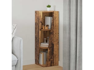 Étagère de rangement, étagère latérale 33x32x100,5 cm bois d'ingénierie shl5441