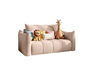 Canapé américain flo, avec fonction couchage, pour enfants, poso, rose clair (52)