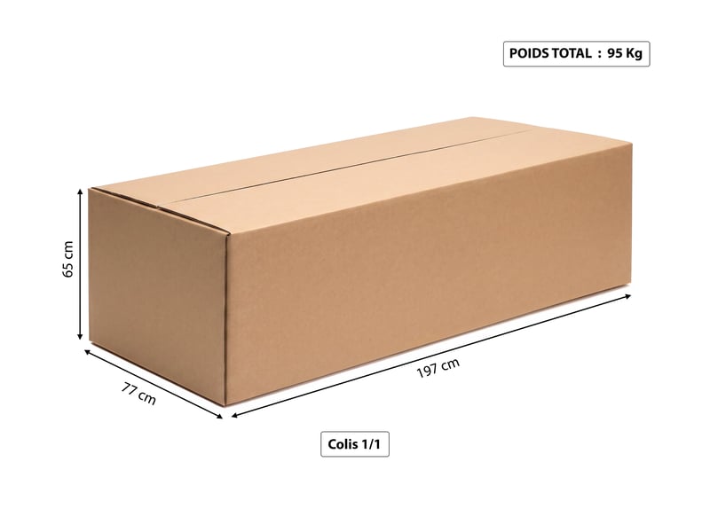 Canape droit relax électrique beige 3 pl LOANE - Conforama Q