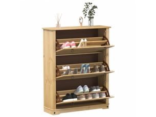Meuble à chaussures 3 paire(s)  <strong></strong>  <strong></strong> coloris bois clair