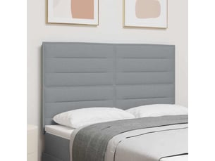 Tete de lit A poser largeur 144 cm <strong></strong> <strong></strong> argenté