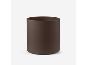 Pot de jardin design cylindrique loto cilindro 45 - marron