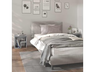 Lot de 2 tables de chevet - cabinet de chevet - table de nuit sonoma gris 40x30x40 cm bois ingénierie