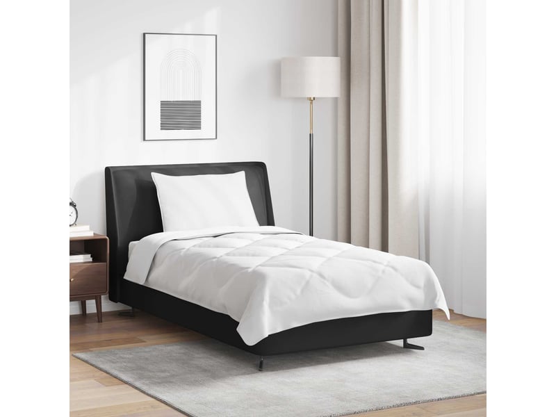  Duvet toutes saisons avec oreiller 2 pièces - couette blanc microfibre  - Conforama B