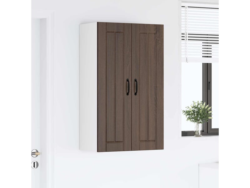  Meuble mural de cuisine, armoire de cuisine chêne brun 60x31x100cm shl9963  - Conforama D
