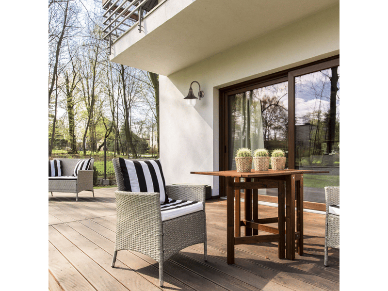  Applique extérieure classique fabrilamp hinojo or vieilli, 1 x e27, ip44, 40,8 x 21,7 x 32,6 cm 126261016 - Conforama E