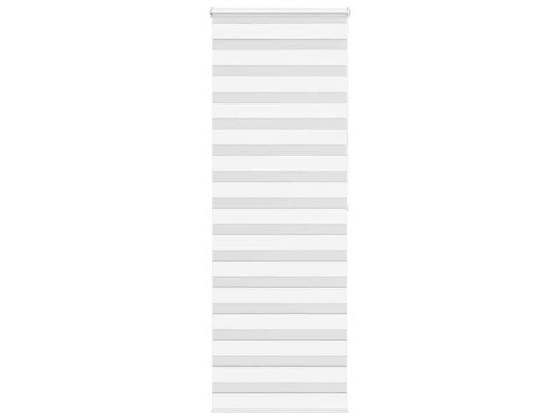 Store zèbre, store de fenêtre blanc 85x200 cm largeur du tissu 80,9 cm polyester cf48428 - Conforama B