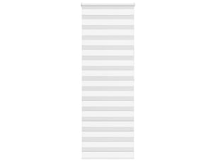 Store zèbre, store de fenêtre blanc 85x200 cm largeur du tissu 80,9 cm polyester cf48428