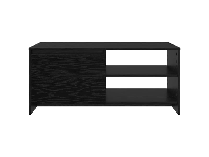 Table basse - table de salon - table à thé chêne noir 102 x 50 x 45 cm bois d'ingénierie - Conforama C