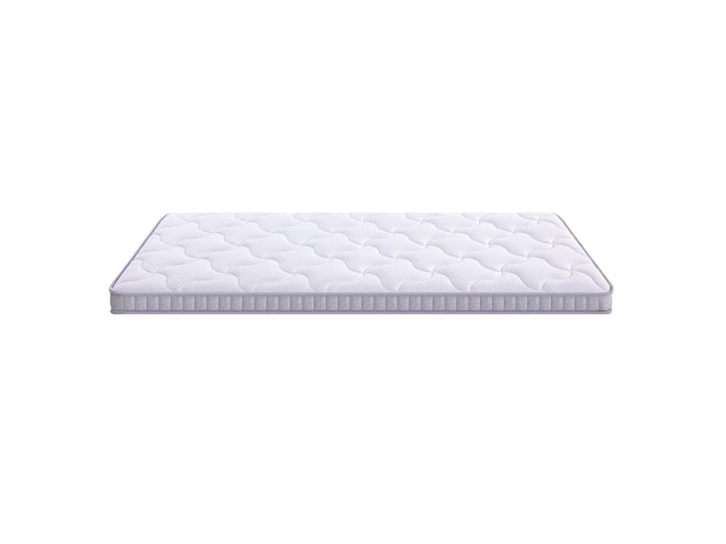  Matelas à ressorts ensachés 7 zones 140x190 cm – blanc – 10 cm, mousse à mémoire de forme et soutien h3  - Conforama A