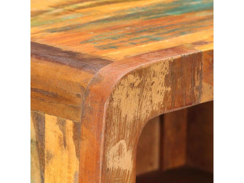  Buffet - bahut - meuble de rangement 45x32x110 cm bois de récupération massif  - Conforama D