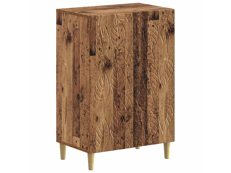  Meuble à chaussures, armoire à chaussures delft 59,5x39,5x90 cm bois ancien  - Conforama A