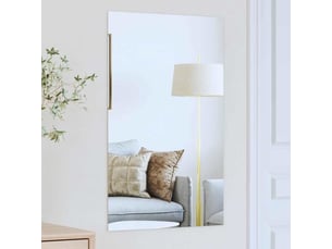 Miroir rectangulaire à fixer coloris transparent <strong></strong> <strong></strong> - 50 cm x 80 cm