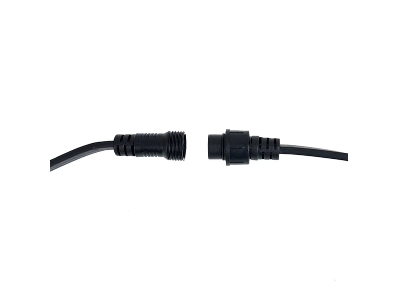  Guirlande lumineuse connectable noire avec prise 14m incl. E27 30 lumières ip64 - lubber  - Conforama E