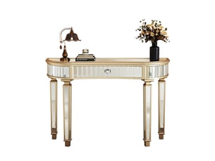 Table basse rectangulaire coloris blanc OSUPNESSEE  - 38 cmx120 cm