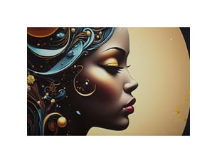 Impression led sur toile laquée minerva modèle a avec cadre