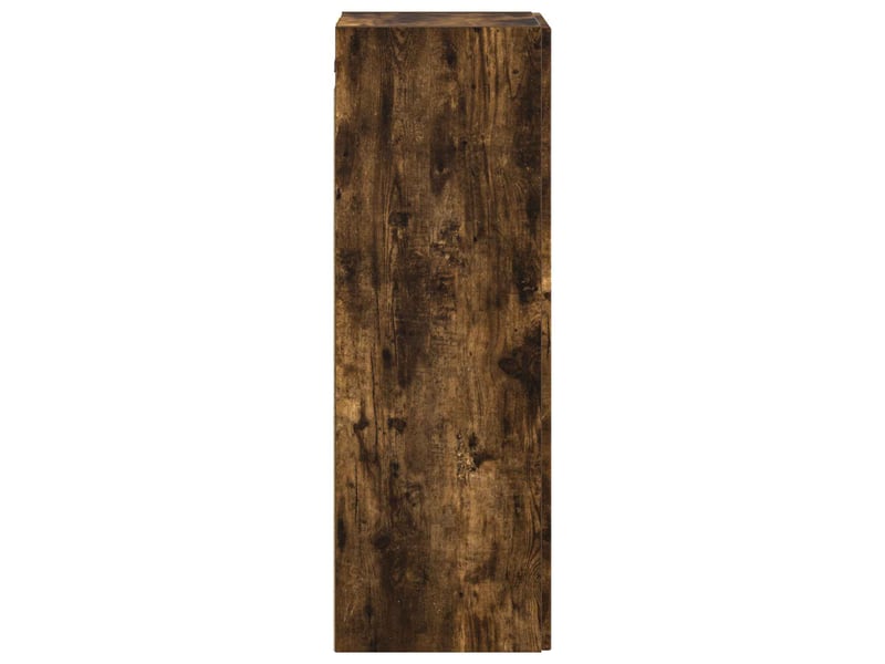 Cabinet salle de bain mural, meuble de rangement chêne fumé 33x34.5x100 cm shl7203  - Conforama D