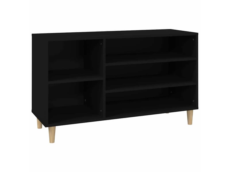  Meuble à chaussure, armoire à chaussures noir 102x36x60 cm bois d'ingénierie shl5874  - Conforama A