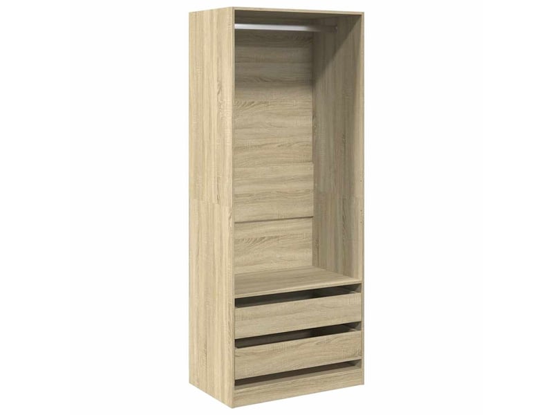  Garde-robe, armoire de rangement chêne sonoma 80x50x200 cm bois d'ingénierie shl37795  - Conforama A