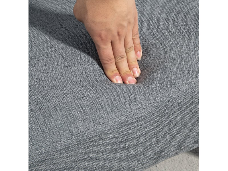  Canapé convertible 3 places 170x83x80 cm dossier réglable gris  - Conforama D