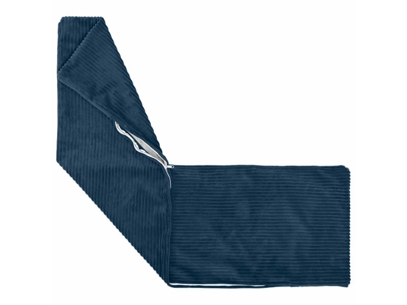 Lot de 2 housses de coussin heerlen bleu marine 40 x 145 cm cf49430 - Conforama C
