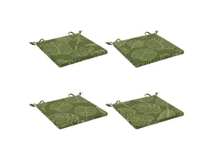 Lot de 4 coussins de siège, coussins d'assise soest 100 % polyester cf60155