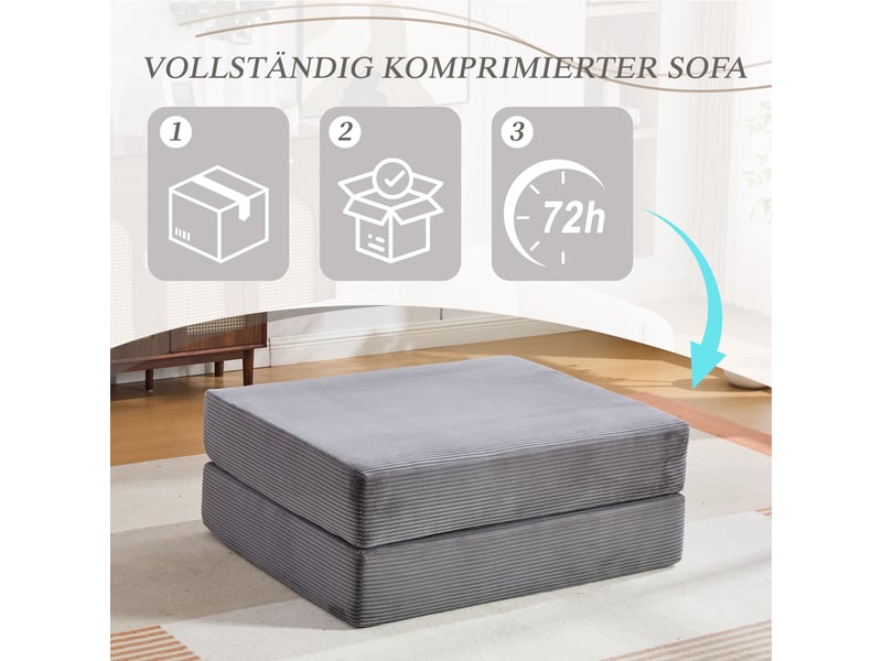  Chaise de compression en corde avec structure en métal robuste - conception ergonomique + rembourrage épais pour un confort durable. Incl. Poche HFSN-1227DG - Conforama E