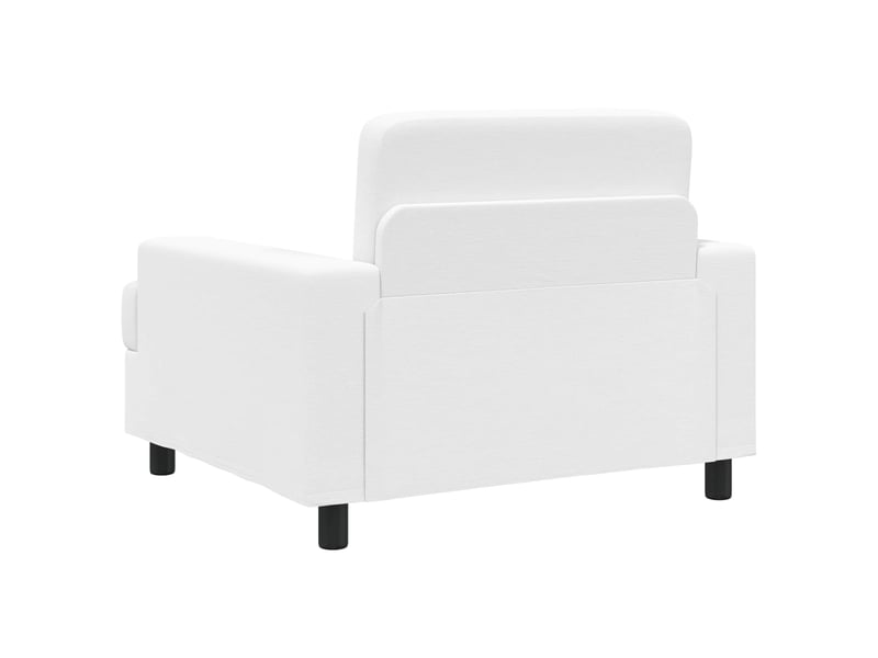 Vidaxl fauteuil blanc tissu  - Conforama E